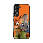 BG AKSESUAR Tecno Spark 40 Pro ile Uyumlu Zootropolis Tasarımlı Glossy Premium Kılıf, Siyah