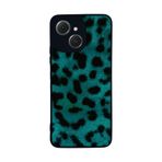 BG AKSESUAR Tecno Spark 40C ile Uyumlu Kılıf, Leopar Desenli, Yumuşak Silikon, Koruyucu, Şok Emici Kapak, Siyah