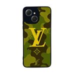 BG AKSESUAR Tecno Spark 40C ile Uyumlu Kılıf, LouisVuitton Tasarım, Yumuşak Silikon, Koruyucu, Şok Emici, Siyah