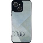 BG AKSESUAR Tecno Spark 40C Uyumlu Audi Tasarımlı Glossy Premium Kılıf - Siyah - Audi-768
