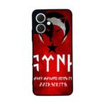 BG AKSESUAR Tecno Spark GO 2 ile Uyumlu Göktürkçe Türk Yazılı, Mat Siyah, Yumuşak Silikon, Şok Emici Koruyucu Kılıf