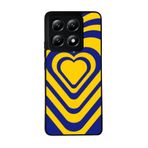 BG AKSESUAR Xiaomi Mi 14T ile Uyumlu Kılıf, Fenerbahçe Baskılı, Sarı-Lacivert, Siyah, Yumuşak Silikon, Şok Emici