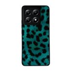 BG AKSESUAR Xiaomi Mi 14T Pro ile Uyumlu Leopar Desenli Siyah Kılıf, Yumuşak Silikon, Koruyucu, Şok Emici Kapak