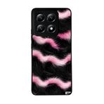 BG AKSESUAR Xiaomi Mi 14T Pro ile Uyumlu Leopar Kürk Desenli Siyah Silikon Kılıf, Şok Emici Koruyucu Kapak
