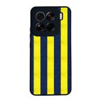 BG AKSESUAR Xiaomi Mi 15 ile Uyumlu Fenerbahçe Tasarımlı Siyah Silikon Kılıf, Sarı-Lacivert Baskı, Çiziklere ve Darbelere Karşı Koruma