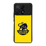BG AKSESUAR Xiaomi Poco X6 Pro ile Uyumlu Fenerbahçe Baskılı Kılıf, Siyah, Yumuşak Silikon, Şok Emici