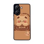 BG AKSESUAR Xiaomi Poco X7 Pro ile Uyumlu Baskılı, Yumuşak Silikon, Şok Emici Kapak Kılıf, Oyuncak Ayıcık Tasarımı, Kahverengi