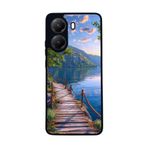 BG AKSESUAR Xiaomi Poco X7 Pro ile Uyumlu Doğa Manzara Baskılı, Mat Siyah, Yumuşak Silikon, Şok Emici Koruyucu Kılıf