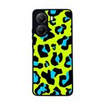 BG AKSESUAR Xiaomi Poco X7 Pro ile Uyumlu Pastel Leopar Desenli Mat Siyah Silikon Kılıf, Şok Emici Koruyucu Kapak