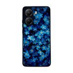 BG AKSESUAR Xiaomi Poco X7 Pro Uyumlu Kılıf, Çiçek Desenli, Mat Siyah, Yumuşak Silikon, Şok Emici