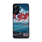 BG AKSESUAR Xiaomi Poco X7 Pro Uyumlu Kılıf, Mat Siyah, Türk Bayrağı Baskılı, Yumuşak Silikon, Şok Emici
