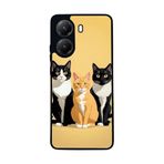 BG AKSESUAR Xiaomi Poco X7 Pro Uyumlu Kılıf, Mat Siyah, Yumuşak Silikon, Koruyucu, Şok Emici, Kedi Desenli