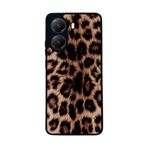 BG AKSESUAR Xiaomi Poco X7 Pro Uyumlu Leopar Desenli Mat Siyah Silikon Kılıf, Şok Emici Koruyucu Kapak