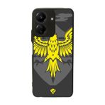 BG AKSESUAR Xiaomi Redmi 13C ile Uyumlu Mat Siyah Kılıf, Fenerbahçe Baskılı, Yumuşak Silikon, Şok Emici