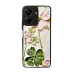 BG AKSESUAR Xiaomi Redmi 13C Uyumlu Kılıf, Mat Siyah, Yumuşak Silikon, Koruyucu, Şok Emici, SoloCicek Tasarım