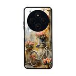 BG AKSESUAR Xiaomi Redmi 14C ile Uyumlu Baskılı, Mat Siyah, Yumuşak Silikon, Koruyucu, Şok Emici Kapak Kılıf, Eyfel Manzarası
