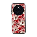 BG AKSESUAR Xiaomi Redmi 14C ile Uyumlu Çiçek Papatya Baskılı, Yumuşak Silikon, Mat Siyah, Şok Emici Koruyucu Kılıf