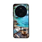 BG AKSESUAR Xiaomi Redmi 14C ile Uyumlu Doğa Manzara Temalı, Mat Siyah, Yumuşak Silikon, Şok Emici Koruyucu Kılıf