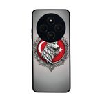 BG AKSESUAR Xiaomi Redmi 14C ile Uyumlu Göktürkçe Türk Yazılı, Mat Siyah, Yumuşak Silikon, Şok Emici Koruyucu Kılıf