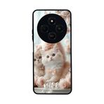 BG AKSESUAR Xiaomi Redmi 14C ile Uyumlu Kedi Figürü Baskılı, Mat Siyah, Yumuşak Silikon, Şok Emici Koruyucu Kılıf