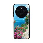 BG AKSESUAR Xiaomi Redmi 14C ile Uyumlu Kılıf, Deniz Manzarası Baskılı, Siyah, Yumuşak Silikon, Koruyucu, Şok Emici