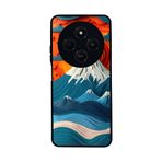 BG AKSESUAR Xiaomi Redmi 14C ile Uyumlu Kılıf, Manzara Tasarımı, Siyah, Yumuşak Silikon, Şok Emici