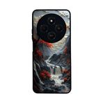BG AKSESUAR Xiaomi Redmi 14C ile Uyumlu Kılıf, Siyah, Yumuşak Silikon, Koruyucu, Şok Emici, Manzara Tasarım