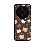 BG AKSESUAR Xiaomi Redmi 14C ile Uyumlu Oyuncak Ayıcık Baskılı, Mat Siyah, Yumuşak Silikon, Şok Emici Koruyucu Kılıf