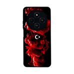 BG AKSESUAR Xiaomi Redmi 14C ile Uyumlu Siyah Kılıf, Türk Bayrağı Baskılı, Yumuşak Silikon, Koruyucu, Şok Emici