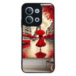 BG AKSESUAR Xiaomi Redmi 15C ile Uyumlu Baskılı, Mat Siyah, Yumuşak Silikon, Koruyucu, Şok Emici Kapak, Eyfel Manzarası