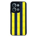 BG AKSESUAR Xiaomi Redmi 15C ile Uyumlu Fenerbahçe Tasarımlı Kılıf, Sarı-Lacivert Çizgili, Siyah, Silikon, Şok Emici