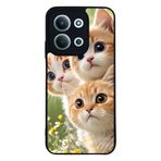 BG AKSESUAR Xiaomi Redmi 15C ile Uyumlu Kedi Figürü Baskılı, Mat Siyah, Yumuşak Silikon, Şok Emici Koruyucu Kılıf