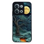 BG AKSESUAR Xiaomi Redmi 15C ile Uyumlu Siyah Kılıf, Manzara Tasarımı, Yumuşak Silikon, Koruyucu, Şok Emici