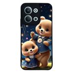 BG AKSESUAR Xiaomi Redmi 15C Uyumlu Oyuncak Ayıcık Tasarımı, Mat Siyah, Yumuşak Silikon, Şok Emici Kapak Kılıf