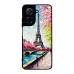 BG AKSESUAR Xiaomi Redmi A5 ile Uyumlu Eyfel Kulesi Baskılı, Mat Siyah, Yumuşak Silikon, Şok Emici Koruyucu Kılıf