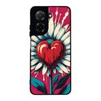 BG AKSESUAR Xiaomi Redmi A5 ile Uyumlu Kılıf, Çiçek Desenli, Siyah, Silikon