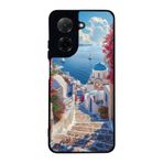 BG AKSESUAR Xiaomi Redmi A5 ile Uyumlu Kılıf, Deniz Manzarası Baskılı, Siyah, Yumuşak Silikon, Şok Emici