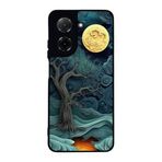 BG AKSESUAR Xiaomi Redmi A5 ile Uyumlu Kılıf, Manzara Tasarımı, Siyah, Yumuşak Silikon, Koruyucu, Şok Emici