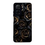 BG AKSESUAR Xiaomi Redmi A5 ile Uyumlu Kılıf, Siyah, Yumuşak Silikon, Koruyucu, Şok Emici, Çiçek Deseni
