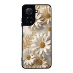 BG AKSESUAR Xiaomi Redmi A5 ile Uyumlu Siyah Kılıf, Çiçek Deseni, Silikon, Şok Emici