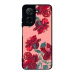 BG AKSESUAR Xiaomi Redmi A5 ile Uyumlu Siyah Kılıf, Çiçek Desenli, Silikon, Şok Emici