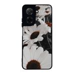 BG AKSESUAR Xiaomi Redmi A5 ile Uyumlu Siyah Kılıf, Çiçek Desenli, Yumuşak Silikon, Koruyucu, Şok Emici