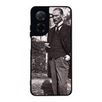 BG AKSESUAR Xiaomi Redmi A5 ile Uyumlu Siyah Kılıf, Mustafa Kemal Atatürk Baskılı, Yumuşak Silikon, Şok Emici