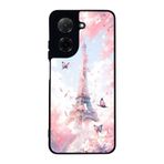 BG AKSESUAR Xiaomi Redmi A5 Uyumlu Baskılı, Mat Siyah, Yumuşak Silikon, Koruyucu, Şok Emici Kapak, Kılıf, Eyfel Manzarası