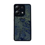BG AKSESUAR Xiaomi Redmi Note 13 4G ile Uyumlu Mat Siyah Kılıf, Fenerbahçe Baskılı, Yumuşak Silikon, Şok Emici