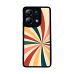 BG AKSESUAR Xiaomi Redmi Note 13 4G ile Uyumlu Vintage Tasarım Mat Siyah Silikon Kılıf, Şok Emici Koruyucu Kapak