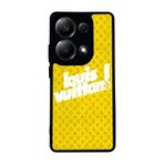 BG AKSESUAR Xiaomi Redmi Note 13 Pro 4G ile Uyumlu Kılıf, LouisVuitton Tasarım, Mat Siyah, Yumuşak Silikon, Koruyucu, Şok Emici