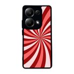BG AKSESUAR Xiaomi Redmi Note 13 Pro 4G ile Uyumlu Vintage Baskılı Mat Siyah Silikon Kılıf, Şok Emici Koruyucu Kapak