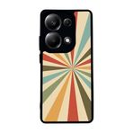 BG AKSESUAR Xiaomi Redmi Note 13 Pro 4G ile Uyumlu Vintage Tasarım Mat Siyah Silikon Kılıf, Şok Emici Koruyucu Kapak