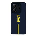 BG AKSESUAR Xiaomi Redmi Note 14 5G ile Uyumlu Kılıf, Fenerbahçe Baskılı, Mat Siyah, Yumuşak Silikon, Şok Emici
